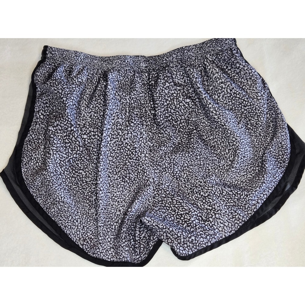 Nike Dri-FIT Running Shorts Bundle Womens Large Tropical Floral Leopard 2 Pairs - Picture 10 of 10